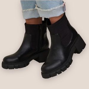 Torrid Chelsea Booties (WW) Faux Leather